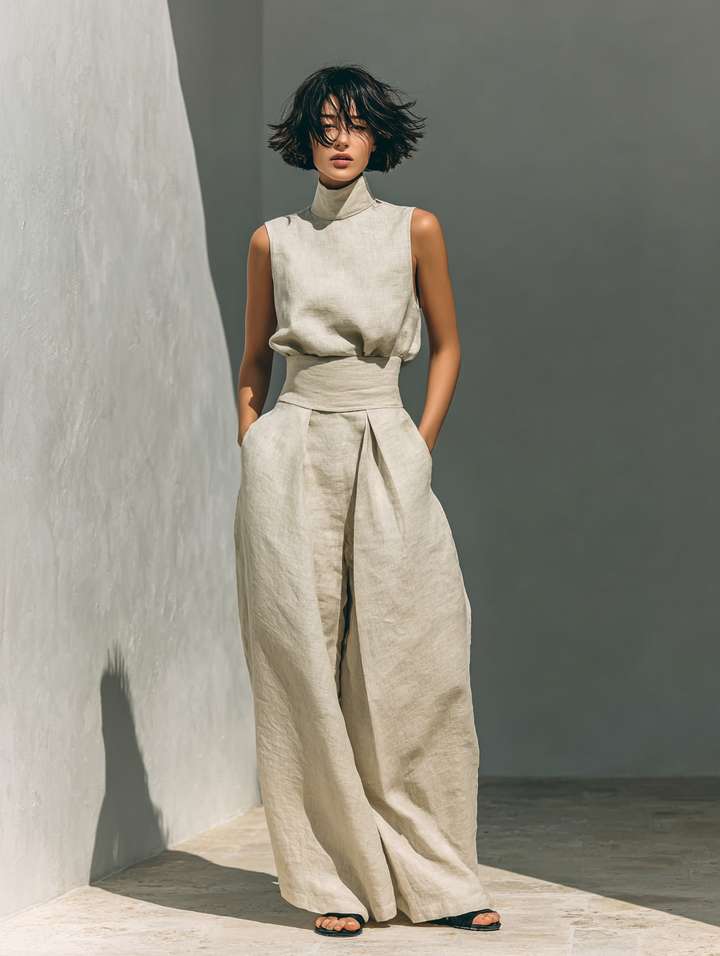 María | Elegantne lina komplekt