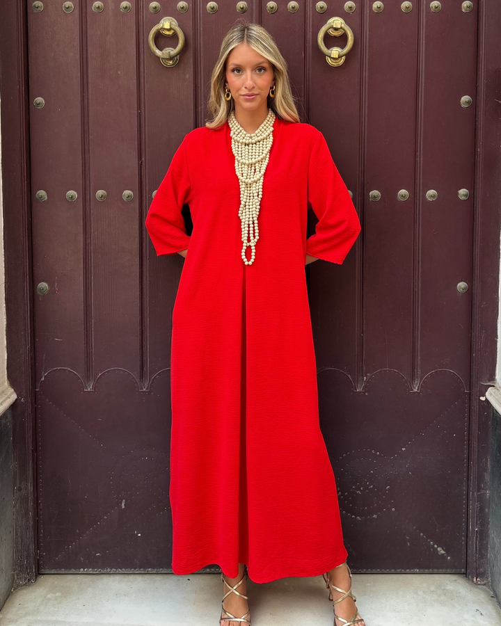 Punane Laura Kleid