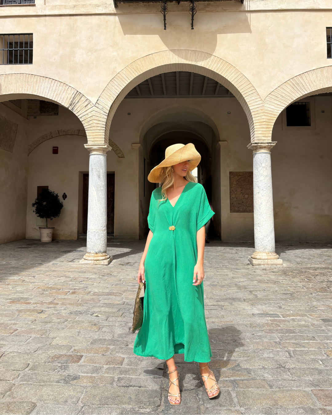 Telma Green Dress