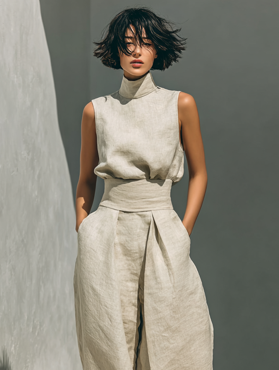 María | Elegantne lina komplekt