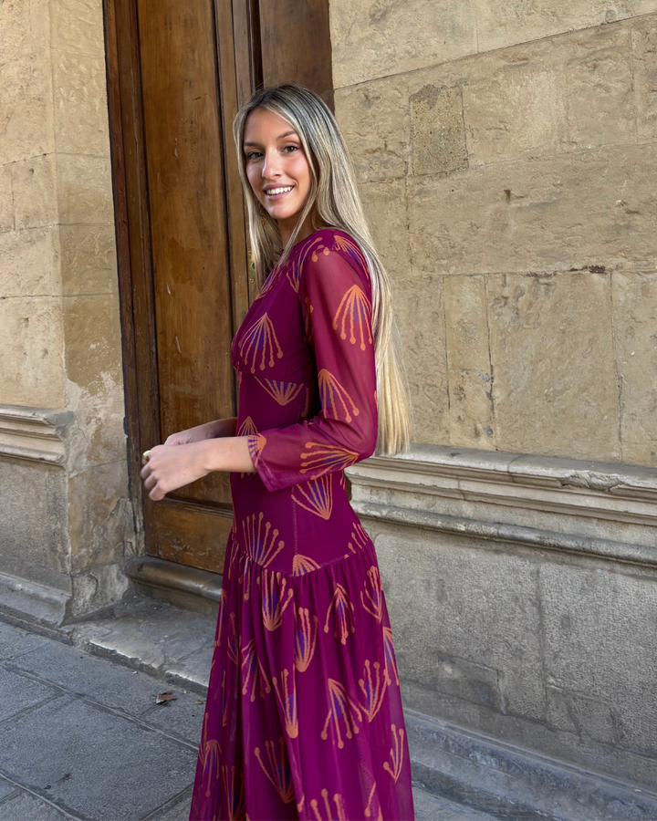 Cortona Bougainvillea Dress