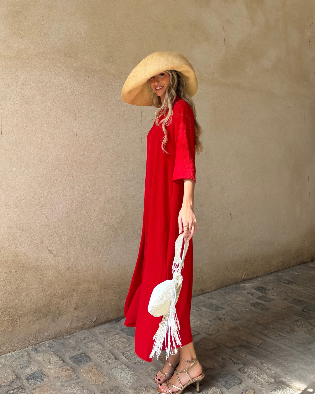 Punane Laura Kleid