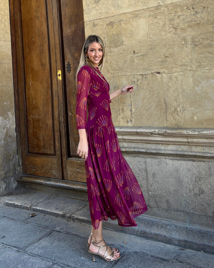 Cortona Bougainvillea Dress