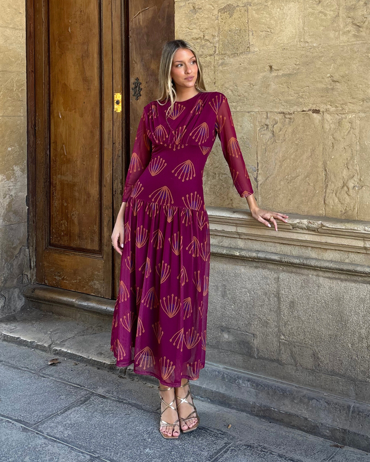 Cortona Bougainvillea Dress