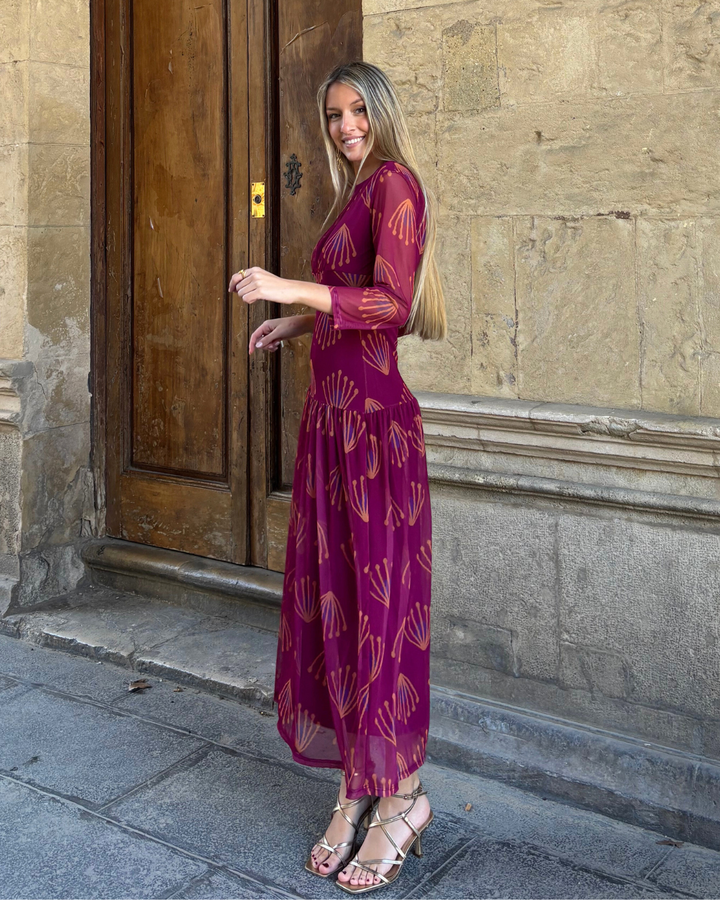 Cortona Bougainvillea Dress
