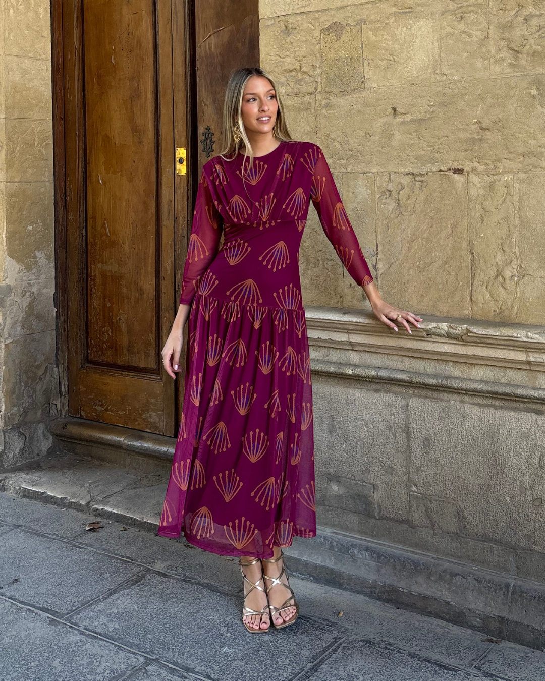Cortona Bougainvillea Dress