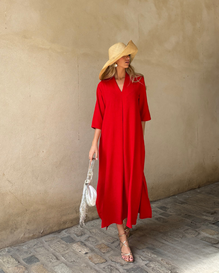 Punane Laura Kleid