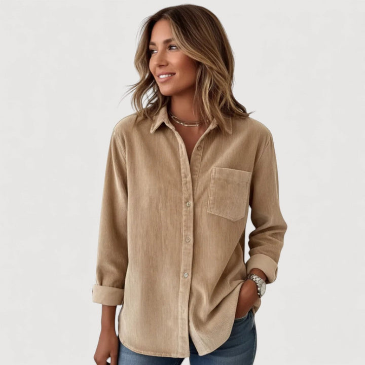 JADE – KORDUROOST BUTTON-UP SHIRT