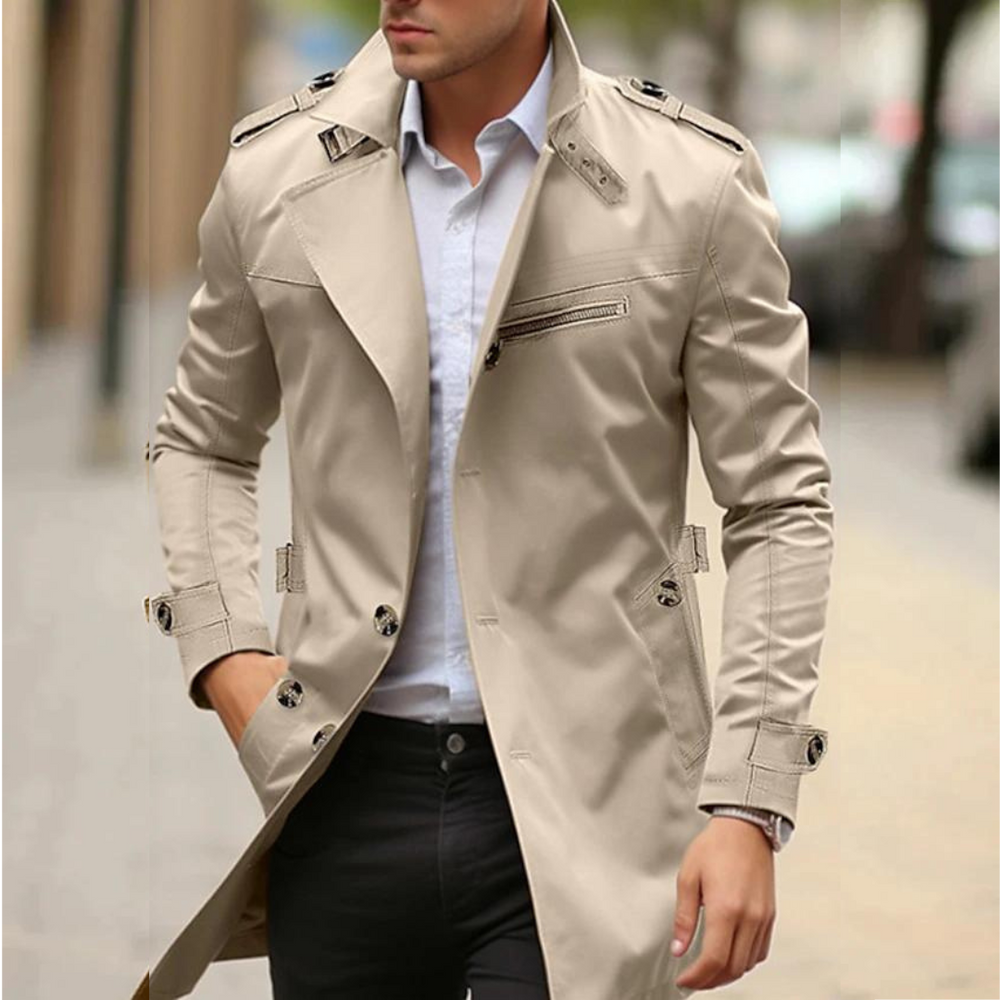Elegantne meeste trenchcoat