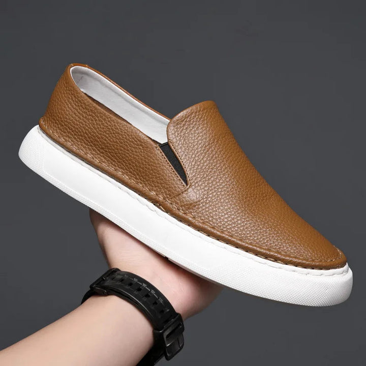 Elegantne Nahast Slip-On Kingad