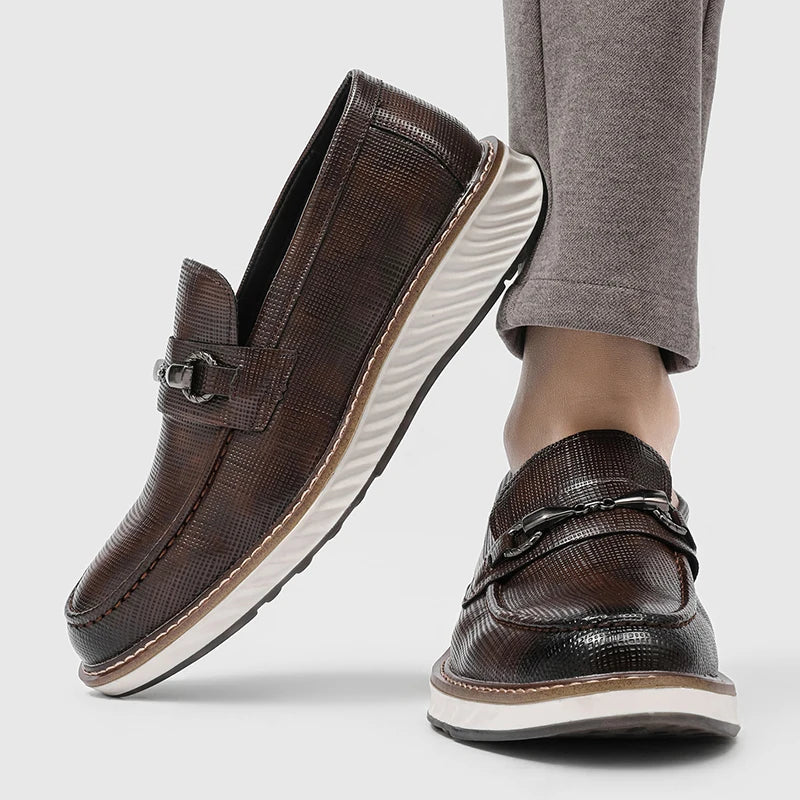 Stiilsed nahast Loafers