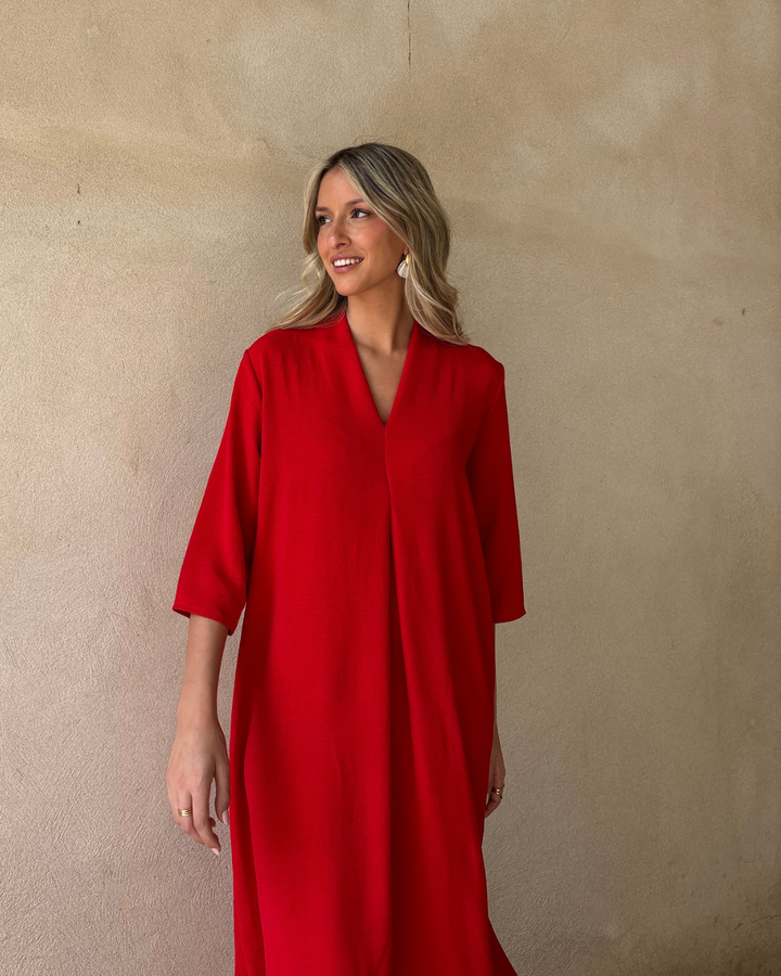 Punane Laura Kleid
