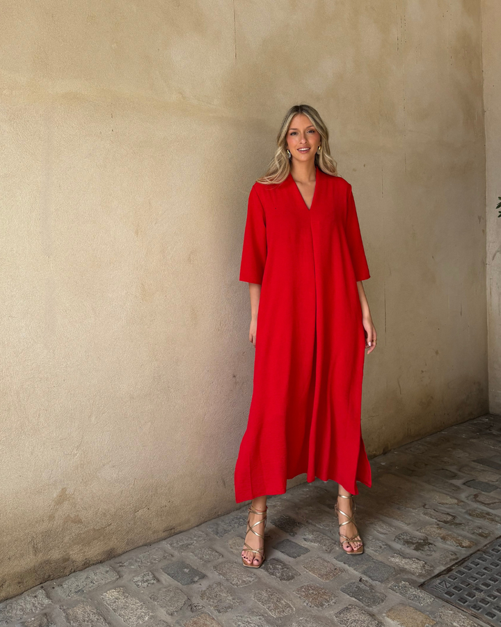 Punane Laura Kleid
