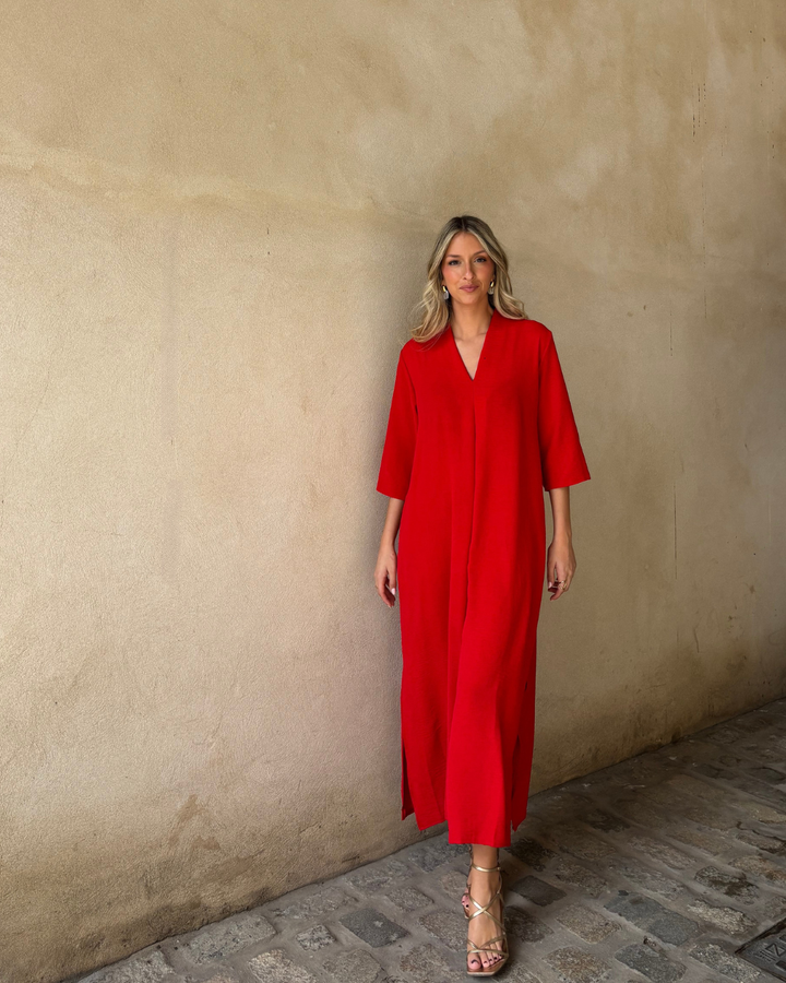 Punane Laura Kleid
