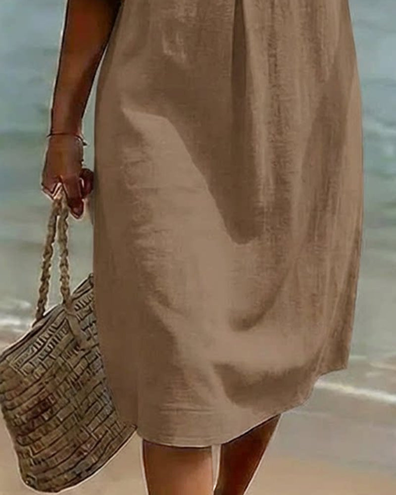 Lucía | Elegantne lina kleit