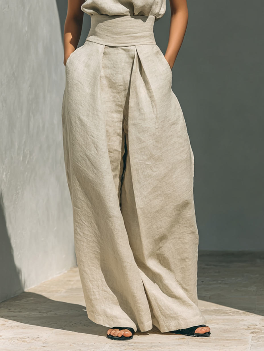 María | Elegantne lina komplekt