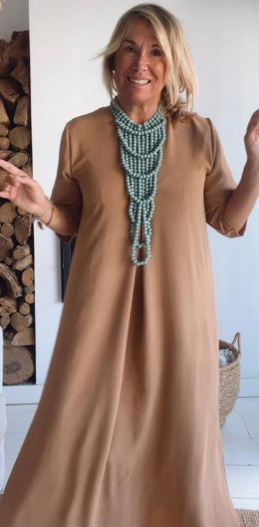 Laura Camel Dress