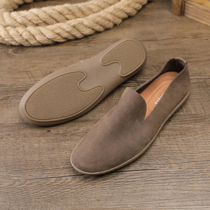 Nahast Loafers meeste jaoks
