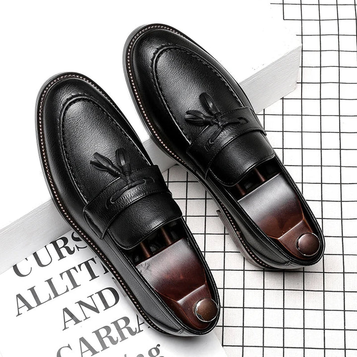 Elegantne nahkne oxford Loafers