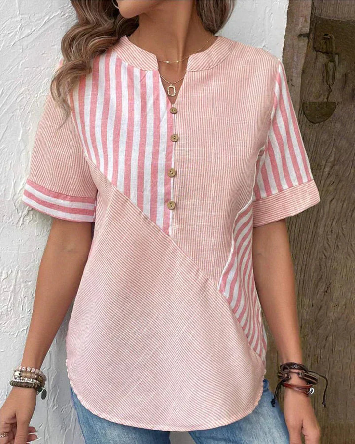 Lilla | Soft Striped Blouse