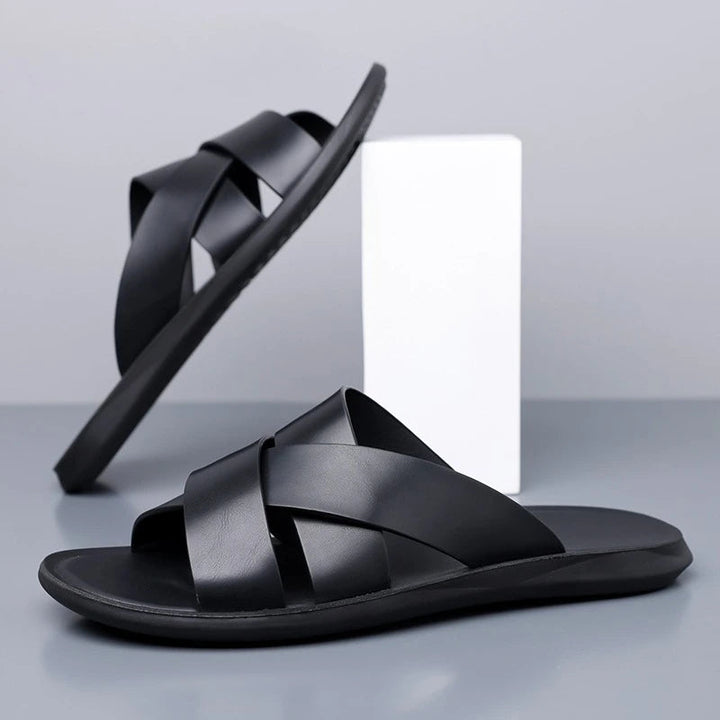 Elegantne nahast meeste suss