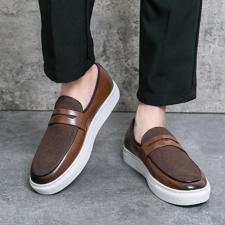 Šikid nahast loafers