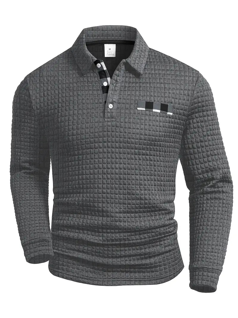 Ribitud Polo Sviiter
