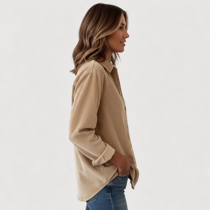 JADE – KORDUROOST BUTTON-UP SHIRT