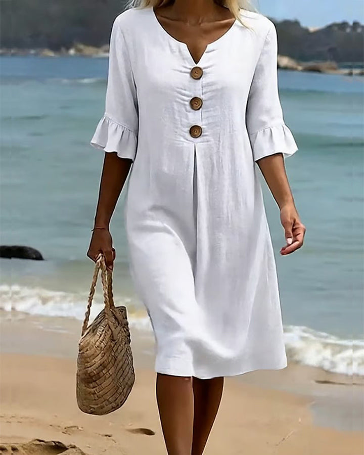 Lucía | Elegantne lina kleit