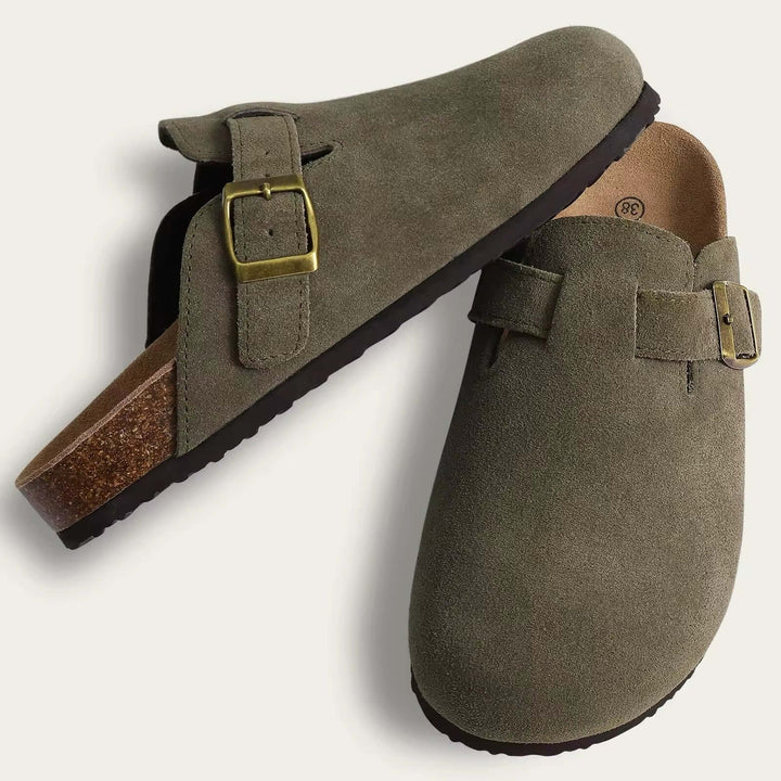 HAVEN SUEDE SLIDE SANDALID