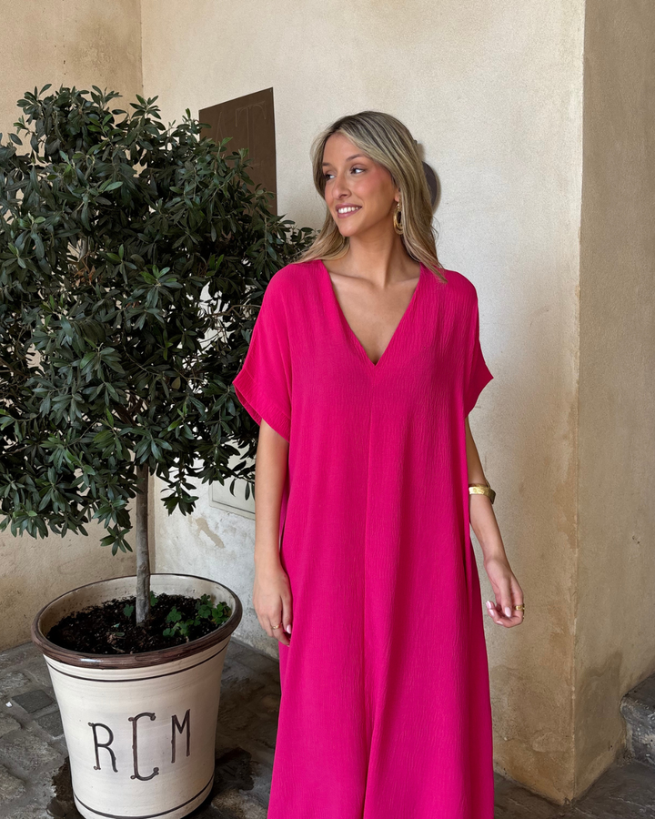 Telma Roosa Kleid