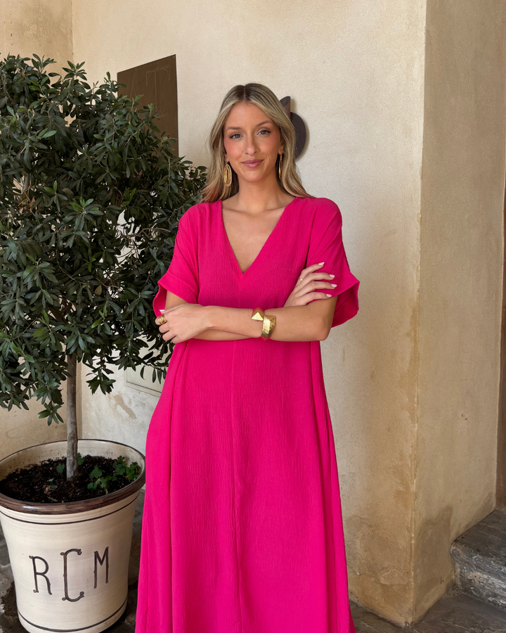 Telma Roosa Kleid