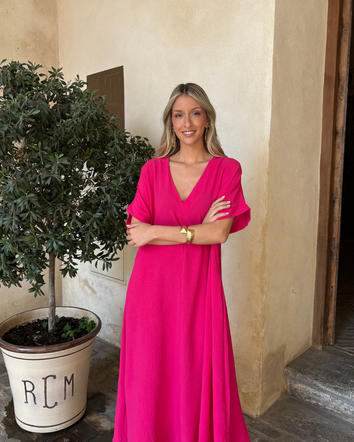 Telma Roosa Kleid