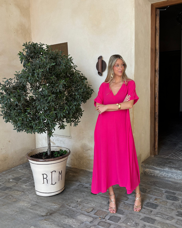 Telma Roosa Kleid