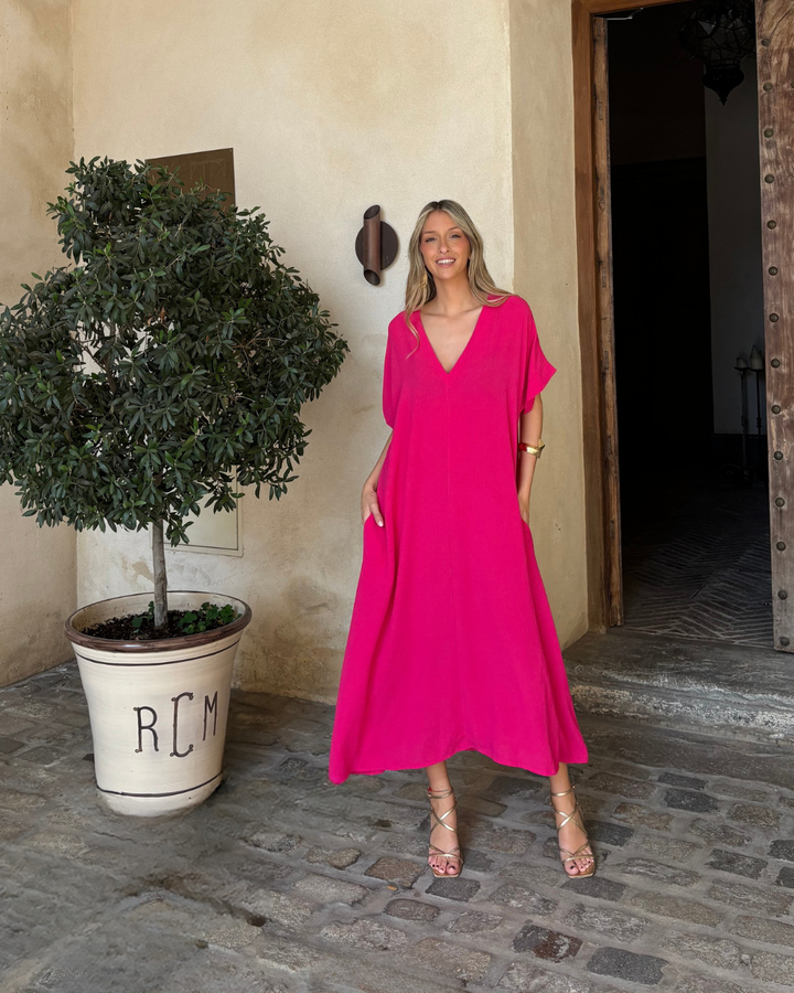 Telma Roosa Kleid