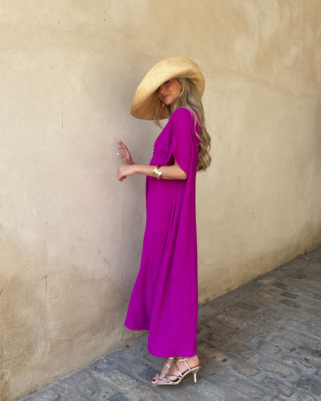 Telma Bougainvillea Dress