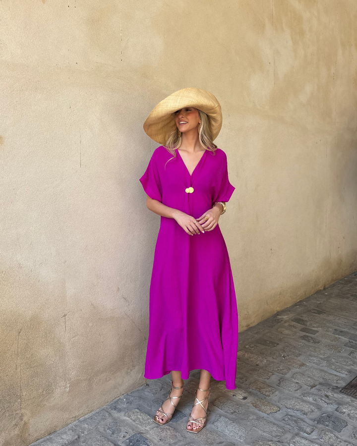 Telma Bougainvillea Dress