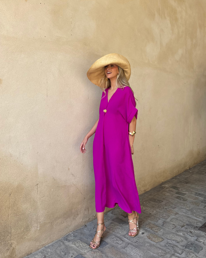 Telma Bougainvillea Dress