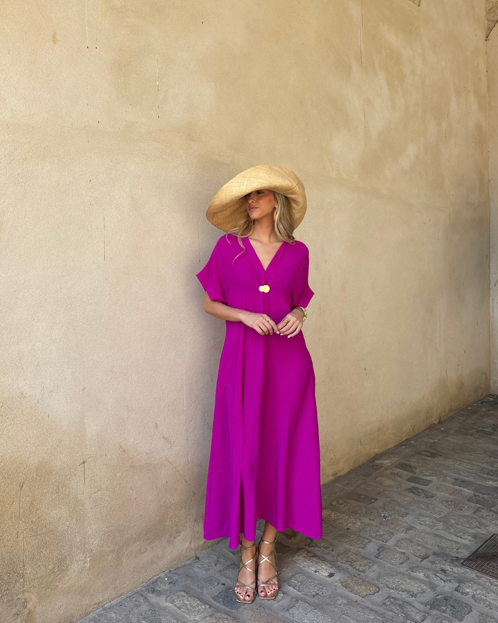 Telma Bougainvillea Dress