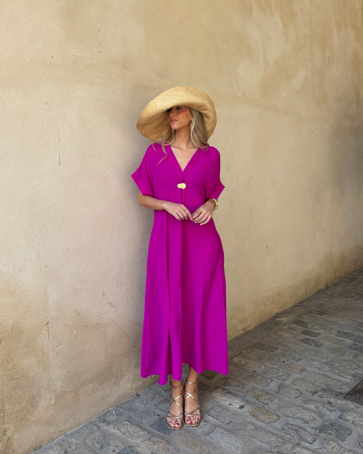 Telma Bougainvillea Dress