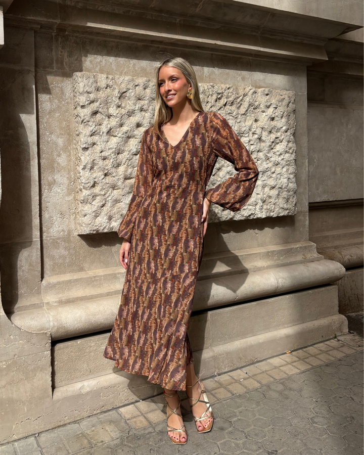 Belmonte Green Khaki Dress
