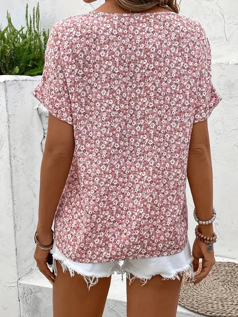 Wolena | Lillede Loorega Blouse