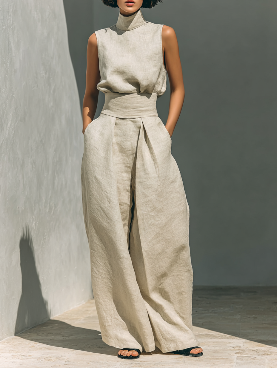 María | Elegantne lina komplekt