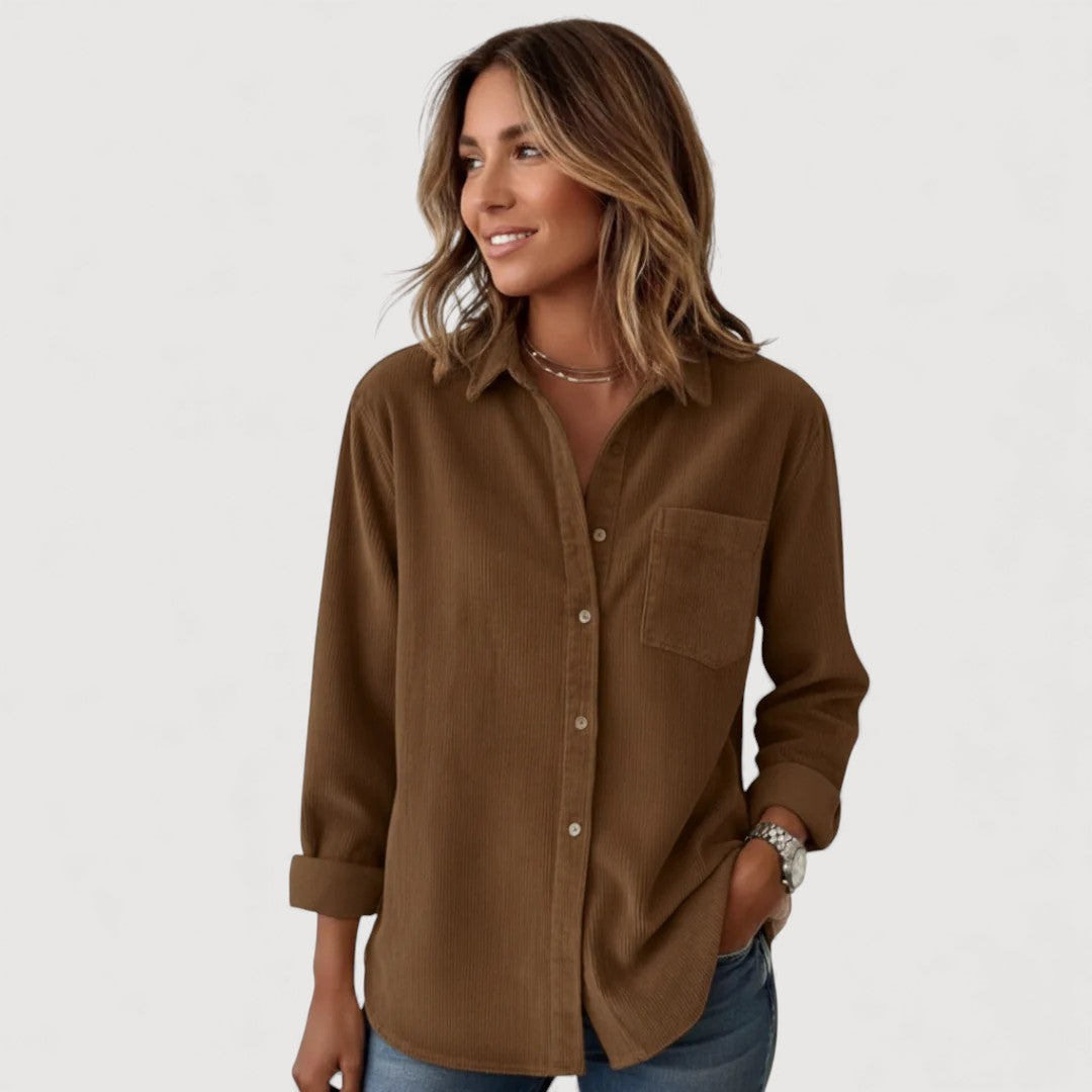 JADE – KORDUROOST BUTTON-UP SHIRT