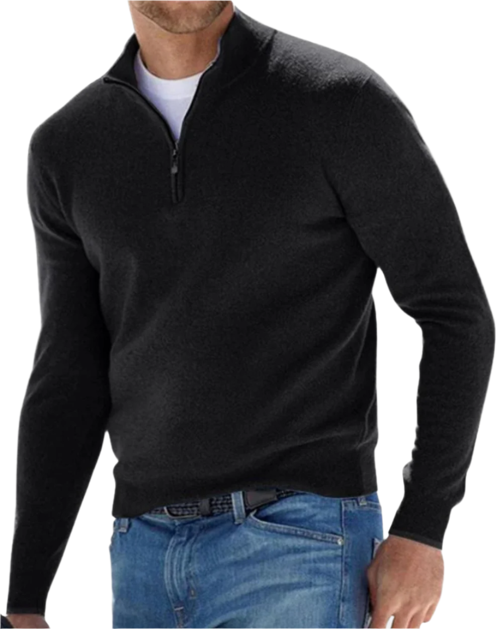 Elegantne Zip Kampsun