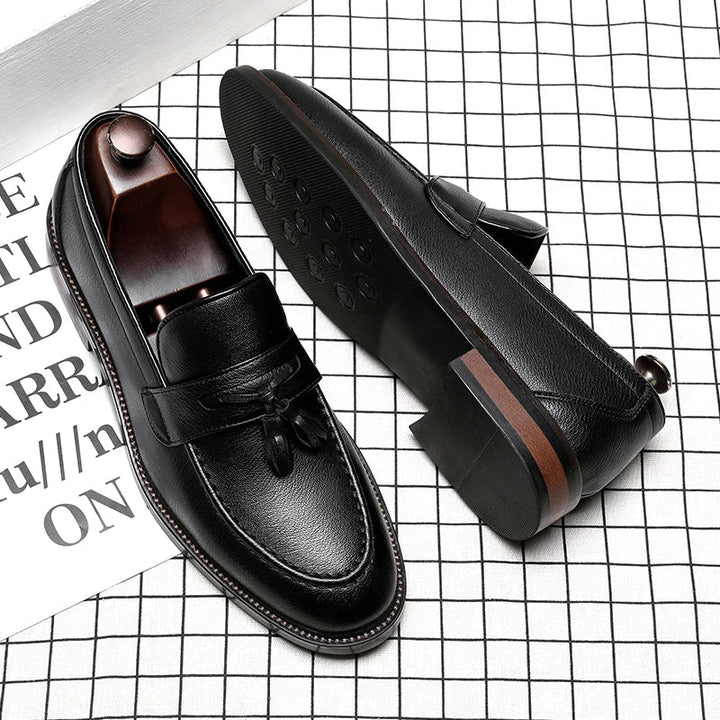 Elegantne nahkne oxford Loafers