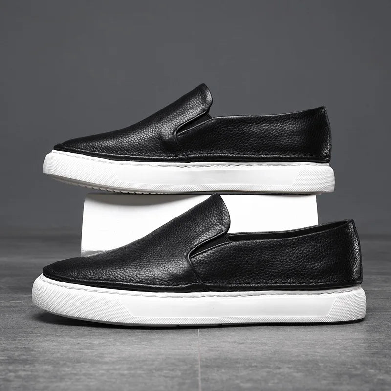 Elegantne Nahast Slip-On Kingad