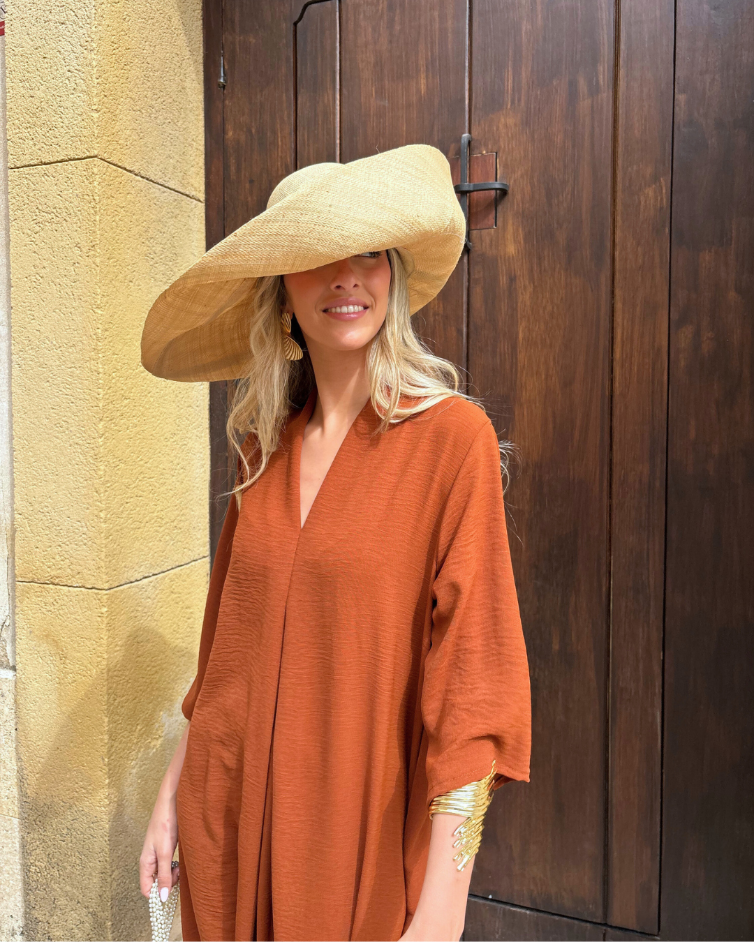Laura Terracotta Dress