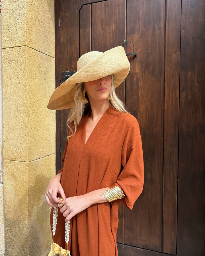 Laura Terracotta Dress