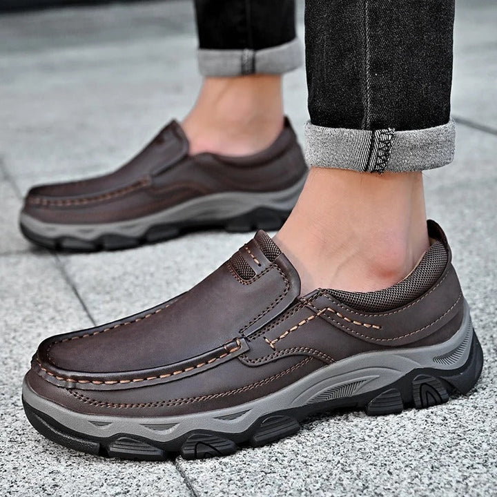 Elegantne Nahk Slip-On Kingad